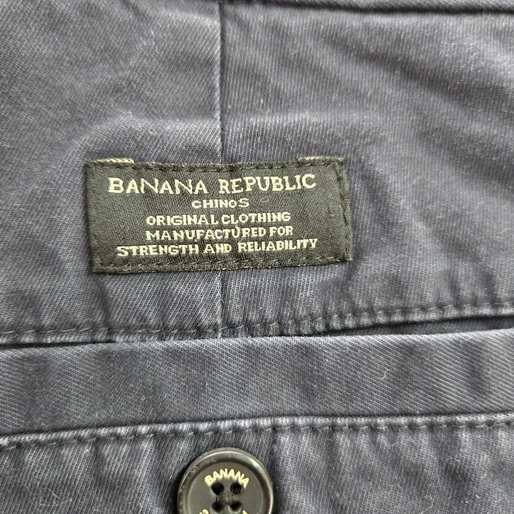 Banana Republic Men Pants 32X32 Blue‎ Chinos Aiden